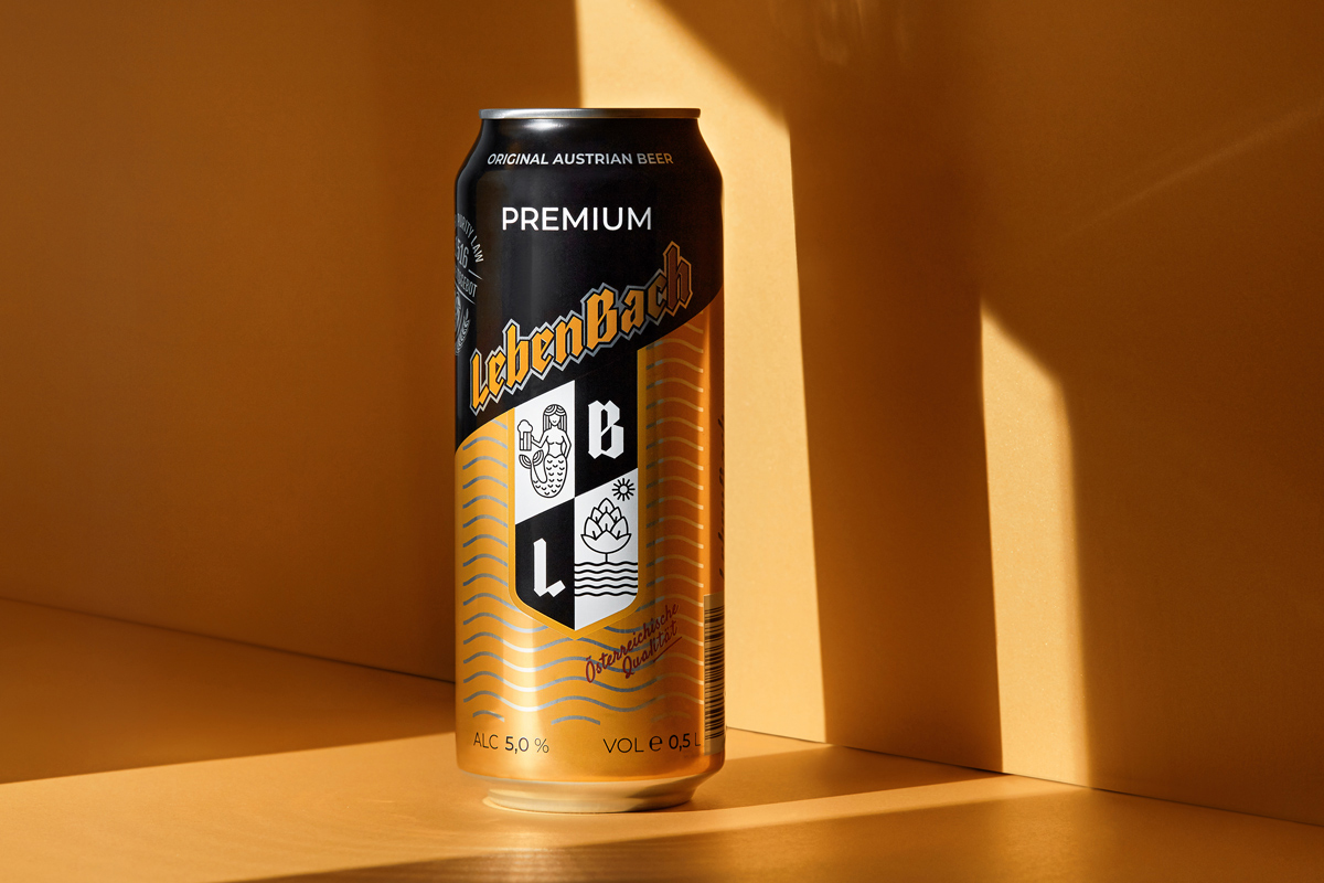 Речная русалка, геральдика и хмель: торговая марка пива Lebenbach от .