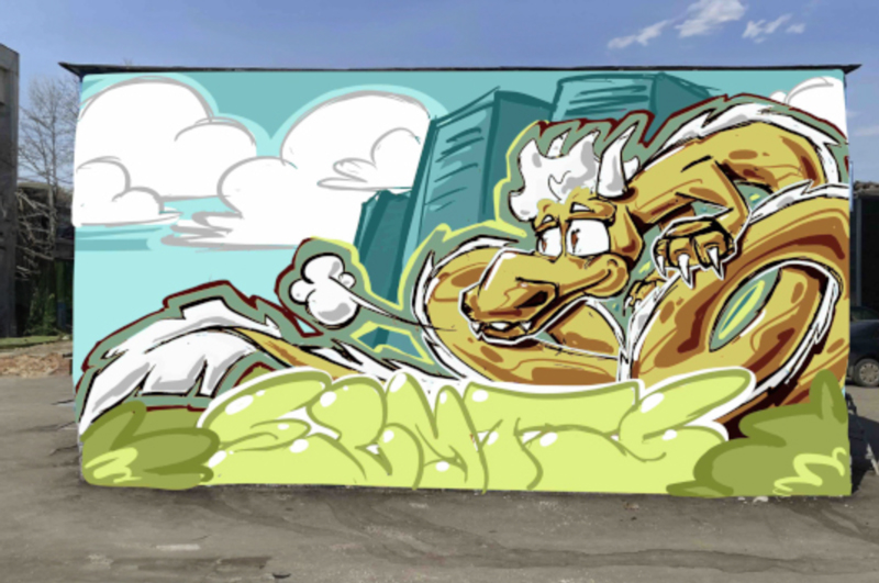 Посмотрите, какие граффити украсят технические сооружения по всей Москве | Новости компании