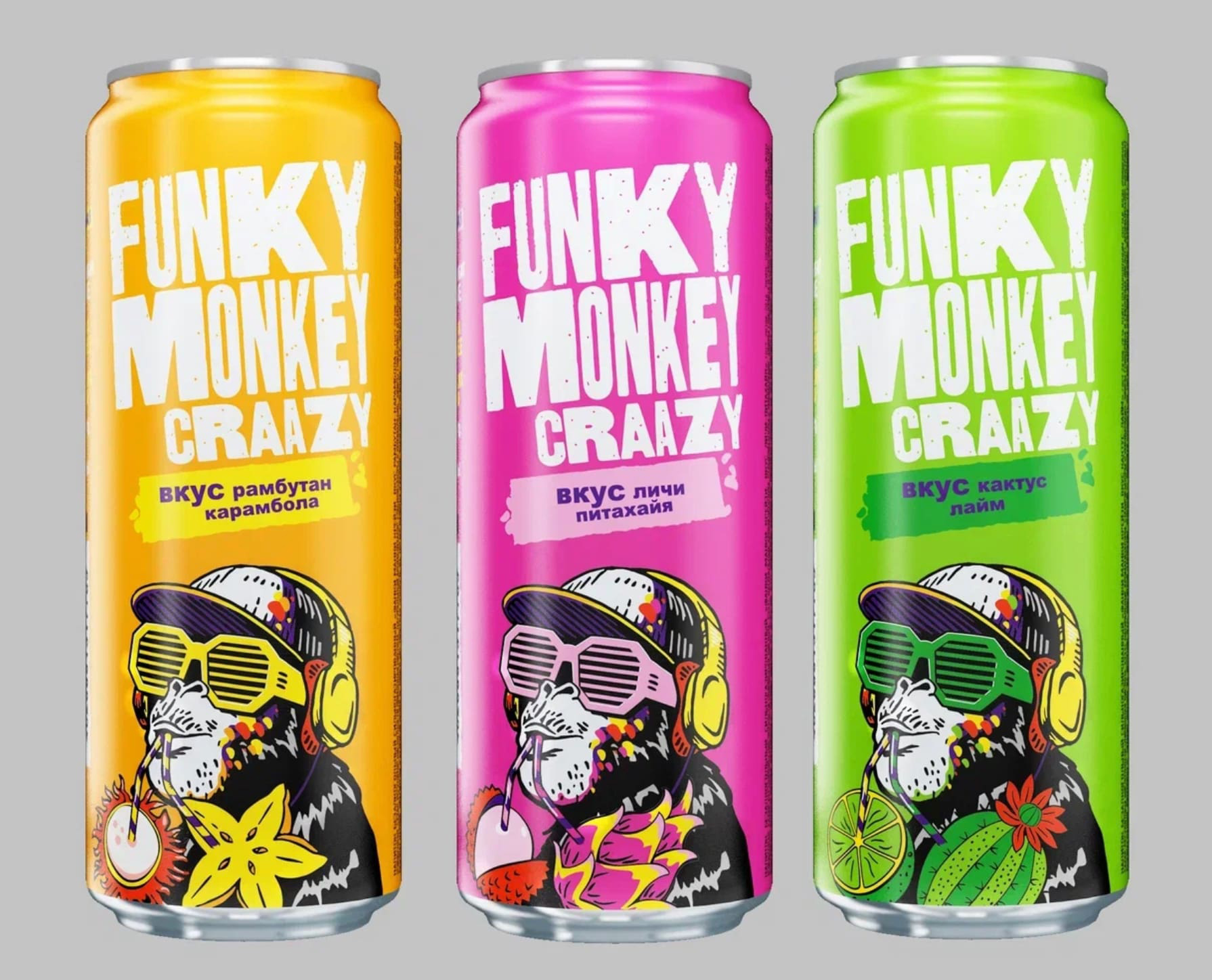 Funky Monkey запускает новую серию вкусов на рынке газированных напитков | Новости компании