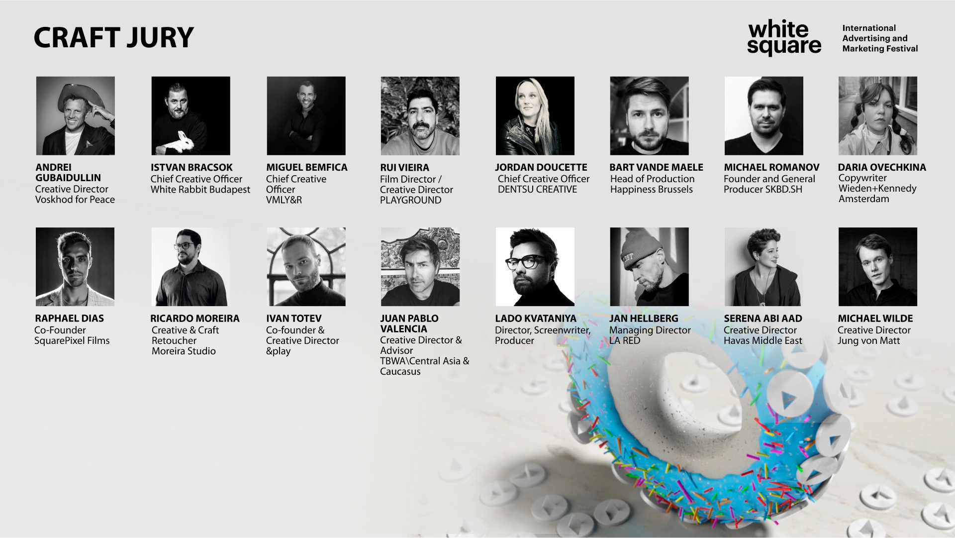 Объявлен состав жюри международного фестиваля творчества Белый Квадрат 2024 | Новости