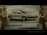 Телереклама "The Sculptor", бренд: Peugeot, агентство: Euro RSCG Milano