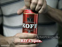  "Menu", : Koff beer, : Bob Helsinki