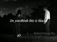  "Do you think this is black?", : Cafe Noir, : & Co.