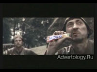 Телереклама "Еретик", бренд: Snickers, агентство: BBDO Russia Group