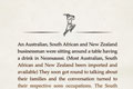   "Cricket Australia" 
: Fortune Promoseven Dubai 
: Southern Sun International 
: Nezesaussi 