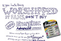   "Worshipped" 
: TBWA/Chiat/Day Los Angeles 
: Energizer 
: Energizer 