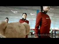  "Teddy Bear", : Air China, : Ogilvy & Mather Beijing