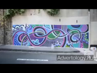 Телереклама "Animated mural music video", бренд: Dulux paint, агентство: BETC Euro RSCG