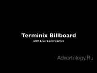   "Live Cockroach Billboard", : Terminix, : Publicis