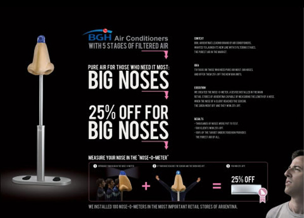   "Big noses", : BGH, : Del Campo Nazca Saatchi & Saatchi